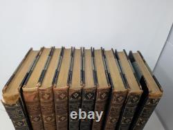 DELUXE LEATHER 10 Vol. Miller 1912 Photographic History of Civil War