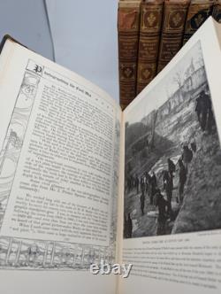 DELUXE LEATHER 10 Vol. Miller 1912 Photographic History of Civil War