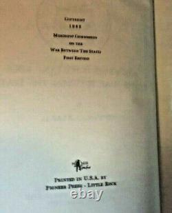 Decision In Mississippi by Edwin Bearss hc 1962 Civil War Between States