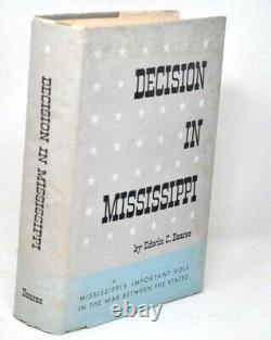 Decision in Mississippi Edwin C Bearss 1962 HB 1st Edition War Between States