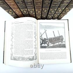 Deluxe Leather Photographic History Civil War 1912 in Ten 10 Volumes Miller