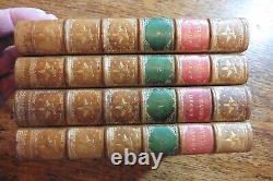 Diary Of John Evelyn 5 Volumes 1872 English CIVIL War Gilt Bindings By Ramage