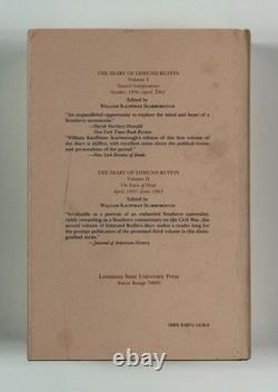 Diary of Edmund Ruffin 3 Volume Set Hardcover William Scarborough Civil War