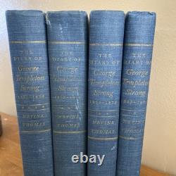 Diary of George Templeton Strong 1835-1875 Civil War HC 1st edition Good/Fair
