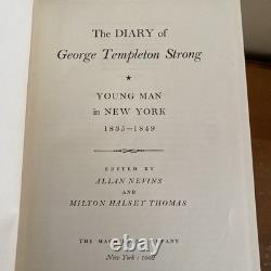 Diary of George Templeton Strong 1835-1875 Civil War HC 1st edition Good/Fair
