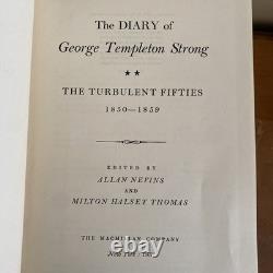 Diary of George Templeton Strong 1835-1875 Civil War HC 1st edition Good/Fair