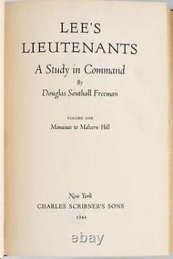 Douglas Southall Freeman / SIGNED CIVIL WAR LEE'S LIEUTENANTS STUDY #297481