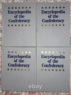 ENCYCLOPEDIA OF THE CONFEDERACY 1993 1st Ed 4V Set SIGNED letter Richard Current