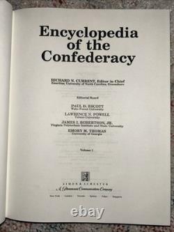 ENCYCLOPEDIA OF THE CONFEDERACY 1993 1st Ed 4V Set SIGNED letter Richard Current