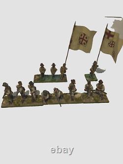 ENGLISH CIVIL WAR 35mm SCOTS & ENGLISH COVENANTERS METAL MINIATURES, See Pics