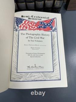 Easton Press 10V PHOTOGRAPHIC HISTORY OF THE CIVIL WAR 1-10