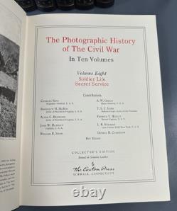 Easton Press 10V PHOTOGRAPHIC HISTORY OF THE CIVIL WAR 1-10
