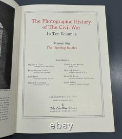 Easton Press 10V PHOTOGRAPHIC HISTORY OF THE CIVIL WAR 1-10