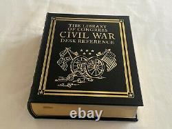 Easton Press CIVIL WAR DESK REFERENCE Library of Congress Leather 2005 MINT