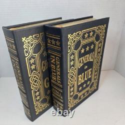 Easton Press Generals in Blue & Generals in Gray Civil War 2-Vol E J Warner READ