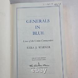 Easton Press Generals in Blue & Generals in Gray Civil War 2-Vol E J Warner READ
