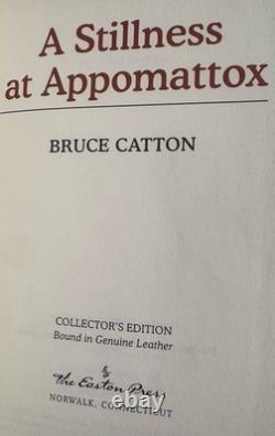 Easton Press Glory Road Lincoln's Army Appomattox 3v CIVIL War Catton Leather