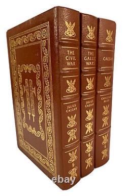 Easton Press JULIUS CAESAR Gallic Wars CIVIL WAR Caesar Meier NEVER READ