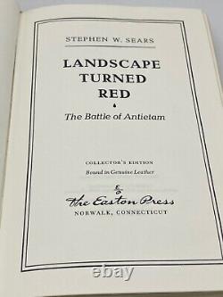 Easton Press LANDSCAPE TURNED RED Collector Edition BATTLE of ANTIETAM CIVIL WAR