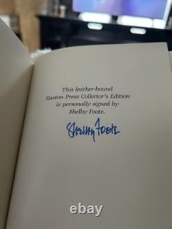 Easton Press Shiloh A Novel by Shelby Foote (Signed Edition) Beyond EX COND