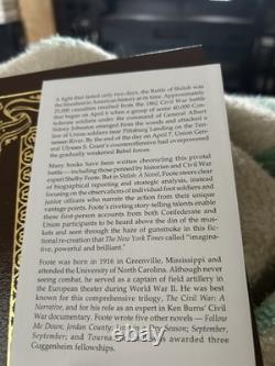 Easton Press Shiloh A Novel by Shelby Foote (Signed Edition) Beyond EX COND