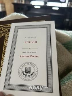 Easton Press Shiloh A Novel by Shelby Foote (Signed Edition) Beyond EX COND
