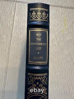 Easton Press WHY THE CONFEDERACY LOST Boritt LEATHER Civil War Library
