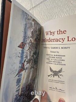 Easton Press WHY THE CONFEDERACY LOST Boritt LEATHER Civil War Library