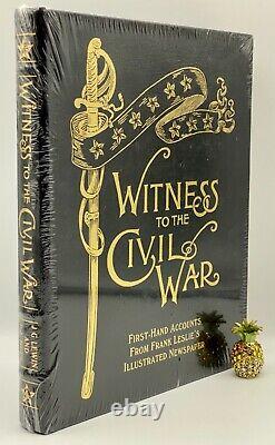Easton Press WITNESS TO THE CIVIL WAR First Hand ILLUSTRATED NEWSPAPER Leather S