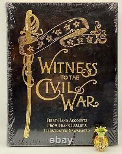 Easton Press WITNESS TO THE CIVIL WAR First Hand ILLUSTRATED NEWSPAPER Leather S
