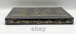 Easton Press WITNESS TO THE CIVIL WAR First Hand ILLUSTRATED NEWSPAPER Leather S