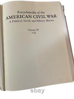 Encyclopedia of the American Civil War 5 Volume Set David & Jeanne Heidler 2000