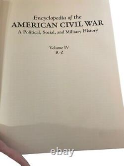Encyclopedia of the American Civil War 5 Volume Set David & Jeanne Heidler 2000