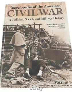Encyclopedia of the American Civil War 5 Volume Set David & Jeanne Heidler 2000