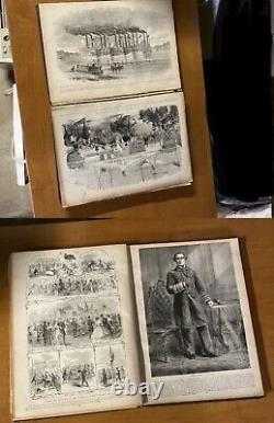 FAMOUS LEADERS AND BATTLE SCENES 1896 Civil War Illustrated Military(see Desc)