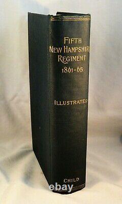 FIFTH New Hampshire REGIMENT Civil War 1893 1st Edition with Soldiers Letter