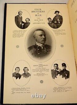 FOUR BROTHERS IN BLUE Civil War Bull Run to Appomattox Military Ist Ed. Scarce