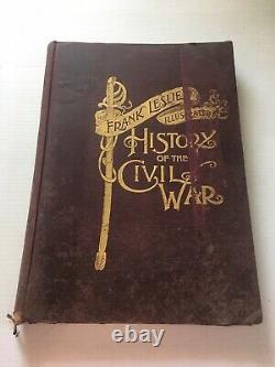 Frank Leslie's Scenes & Portraits of Civil War 1894 Illustrated Wood Engravings