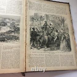 Frank Leslie's Scenes & Portraits of Civil War 1894 Illustrated Wood Engravings