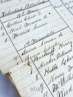 Frederick Fuger / Civil War Muster Rolls for Alonzo Cushing's Battery 1st 1863