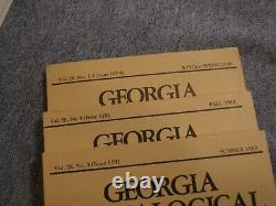 Georgia Genealogy Magazine 26 Issues (Civil War, Slave Owners & Pioneers)