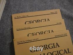 Georgia Genealogy Magazine 26 Issues (Civil War, Slave Owners & Pioneers)