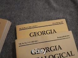 Georgia Genealogy Magazine 26 Issues (Civil War, Slave Owners & Pioneers)
