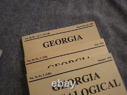 Georgia Genealogy Magazine 26 Issues (Civil War, Slave Owners & Pioneers)