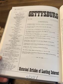 Gettysburg Magazine VOLUME 2 (ISSUES 9-16) Hardcover Bookbound New Civil War Vtg