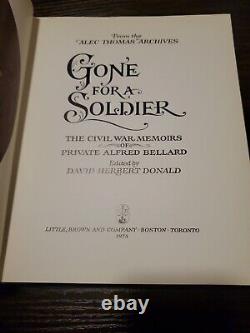 Gone For A Soldier CIVIL War Memoirs Of Pvt Alfred Bellard 1st Ed/illus. ©1975