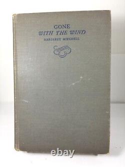 Gone With The Wind 1st Edition June 1936 Printing Hardcover Margaret Mitchell