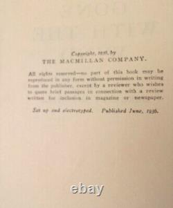 Gone With The Wind 1st Edition June 1936 Printing Hardcover Margaret Mitchell
