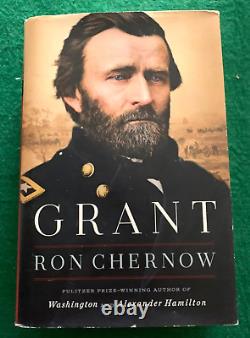 Grant by Ron Chernow SIGNED BOOKPLATE 1st/1st HC DJ 2017 Political Bio