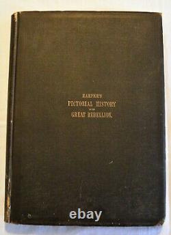 HARPER'S PICTORIAL HISTORY OF THE CIVIL WAR 1868 Second Part Military